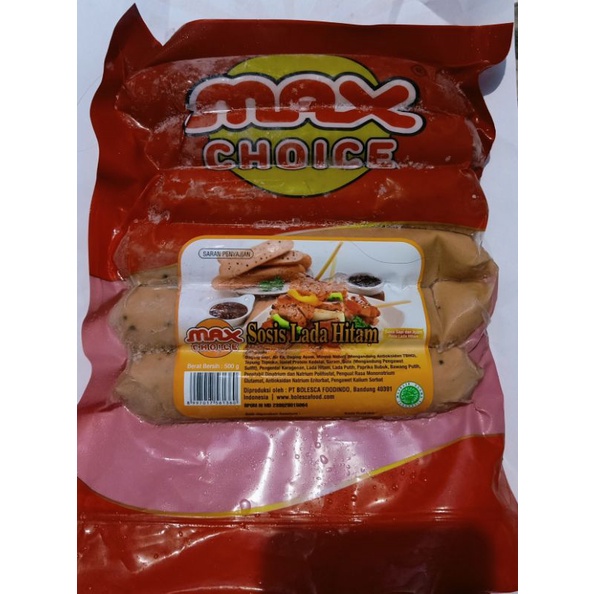 

Max Choice Sosis sapi lada hitam 500g