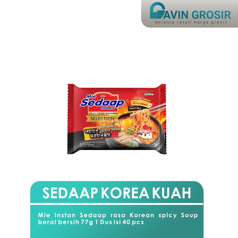

Mie Sedaap korean spicy soup