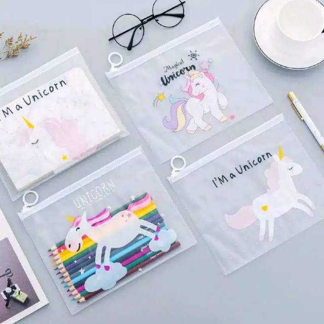 

tempat pensil model Korea motif unicom pink panther plastik