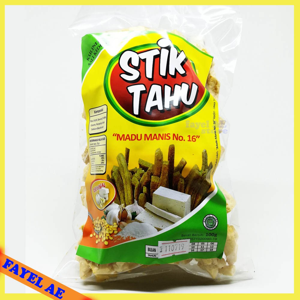 Jual 100gram Stik Tahu Kediri Empuk Gurih Makanan Tradisional Khas