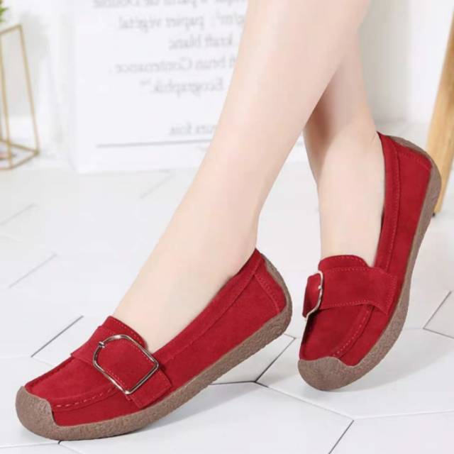 DHIYA Flat shoes Wanita Model Gesper RT 04