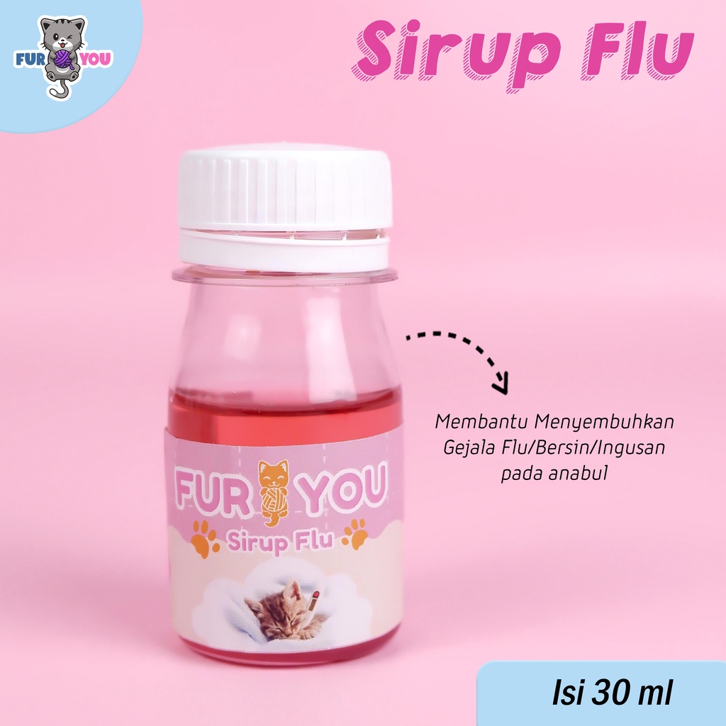 Furyou Sirup Flu Bersin Ingusan Kucing Anabul obat flu parah kucing flucat ampuh terbaik