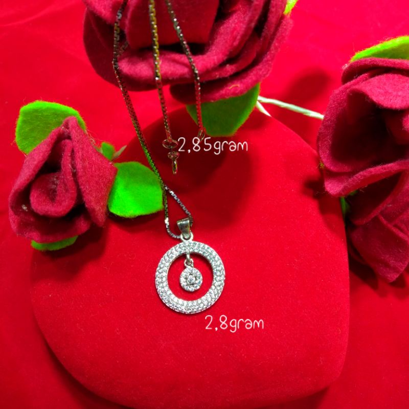 Kalung perak liontin gantung/ liontin unik/ perak 925