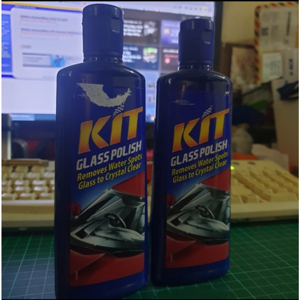 KIT GLASS POLISH 170mL PEMBERSIH JAMUR KACA NODA AIR