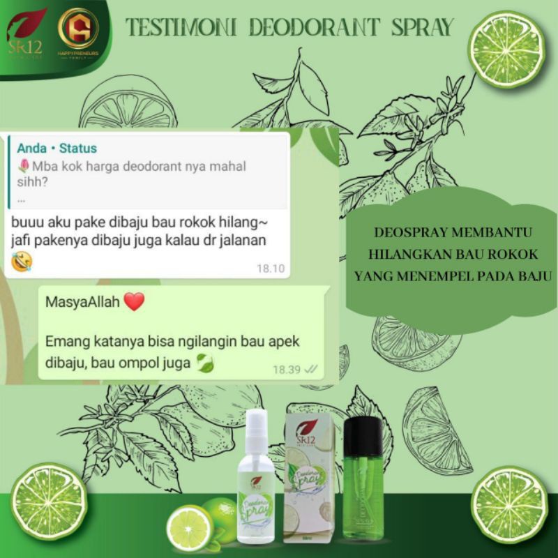 Best Seller!! Deodorant Herbal SR12 / Penghilang Bau Ketiak / Deodoran Tawas Mencerahkan Ketiak