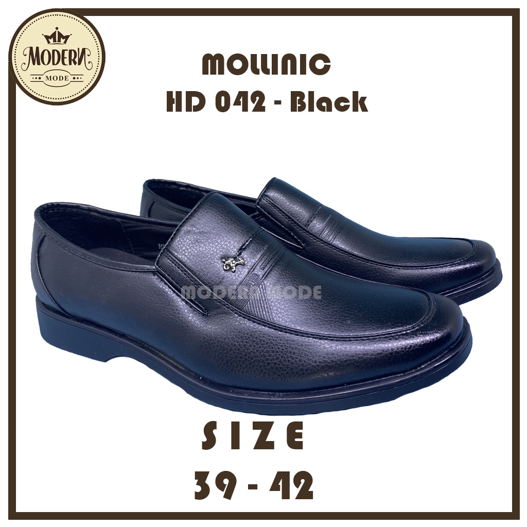 Sepatu Pantofel Pria Mollinic HD 042 │Sepatu Formal │ Sepatu Kantor │Sepatu Kerja