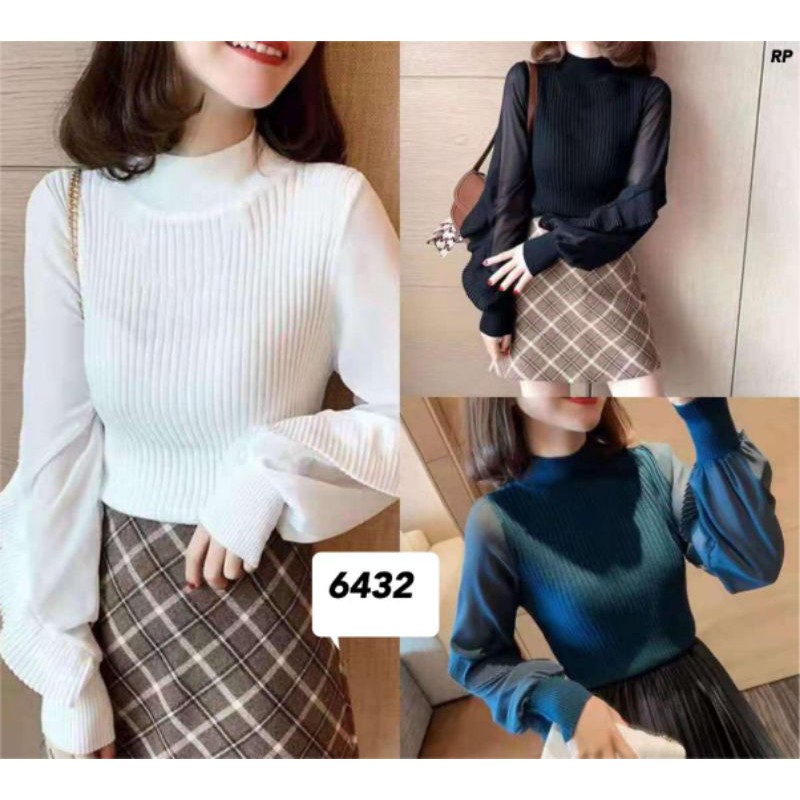 atasan rajut import 6432