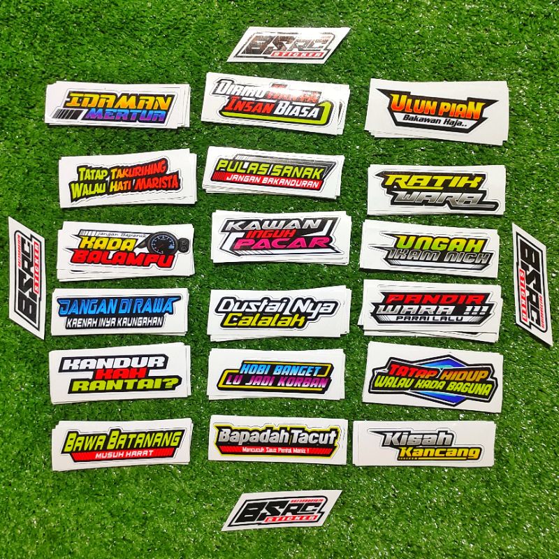 

stiker kata2 kalsel / sticker banjarmasin viral