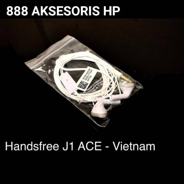 Headset  Handsfree Samsung Original 100% J1 Ace / Prime Made In Vietnam Grand A Kualitas No 1