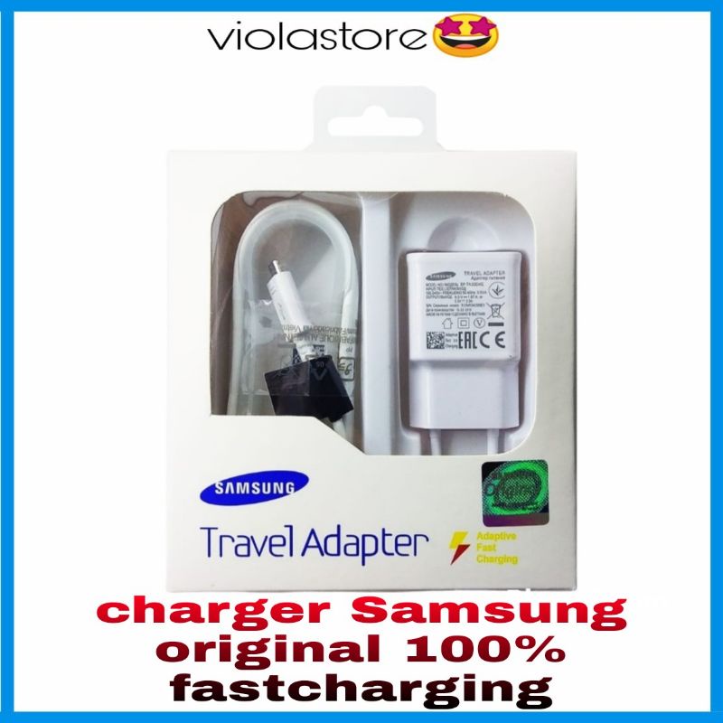 charger Samsung original 100% fastcharging S4 S5 S6 S7 Note 4 5 E5 E7 J2 J5 J7pro