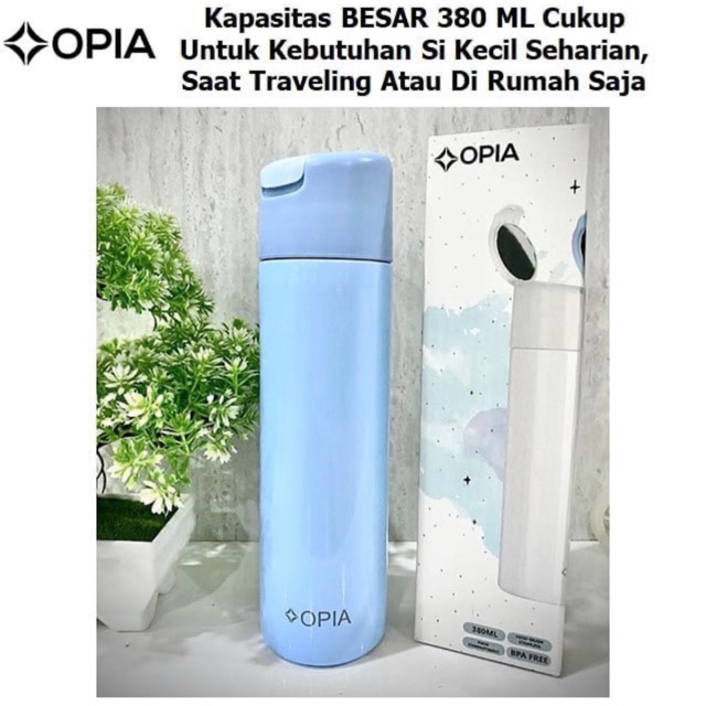 Opia Snack Thermal Bottle 380ml - Botol Minum/Thermos air