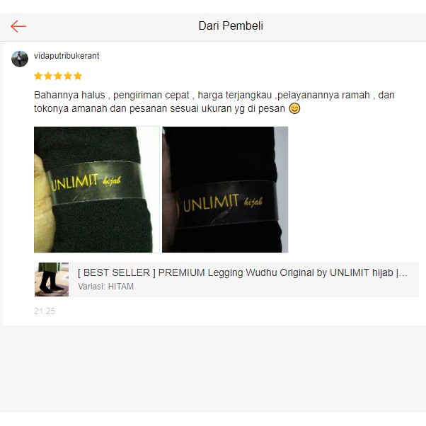 LEGGING WUDHU PREMIUM BEST SELLER Original by UNLIMIT hijab Leging Wudhu Muslimah Celana Laging Wudu