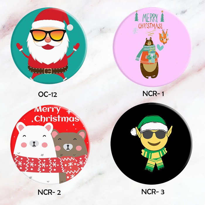 Popsocket Motif Christmast New Year Motif Karakter