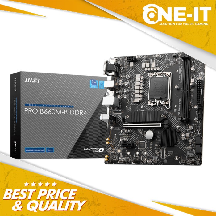 Motherboard MSI PRO B660M-B DDR4 1700 Intel B660