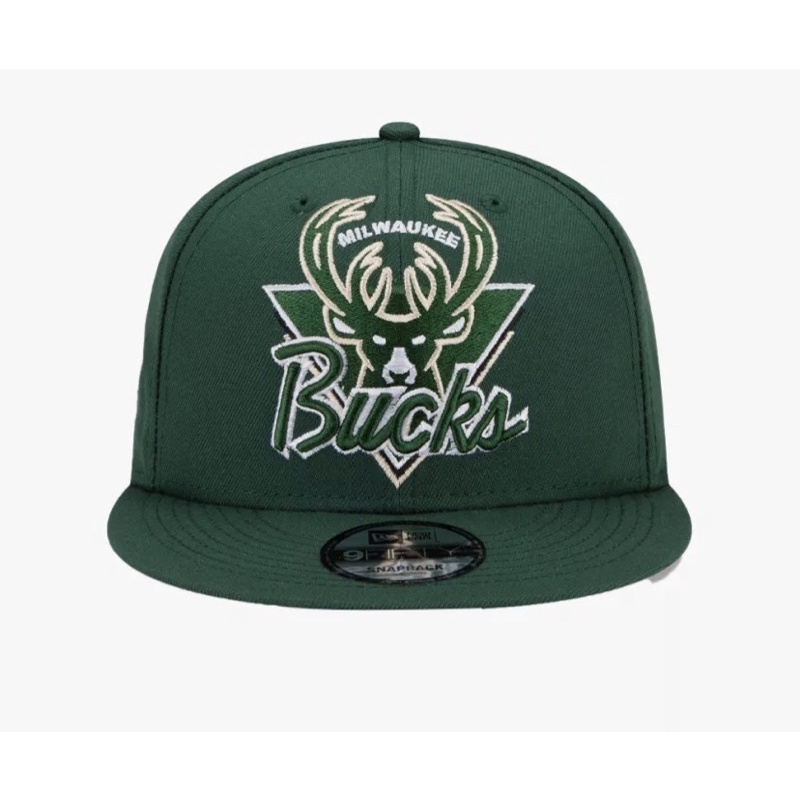 topi newera snapback milawuke bucks nba tip off 950