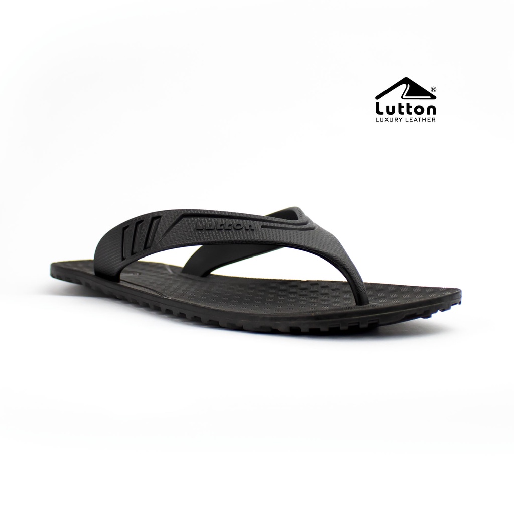 LUTTON - Sandal Jepit Pria Flip Flop Full Karet - SANDAL JAPIT RUBER