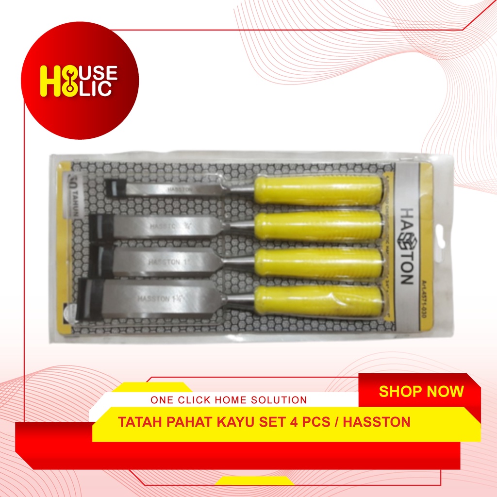 Tatah Kayu Pahat Kayu Set Wood Chisel Hasston 4571-030