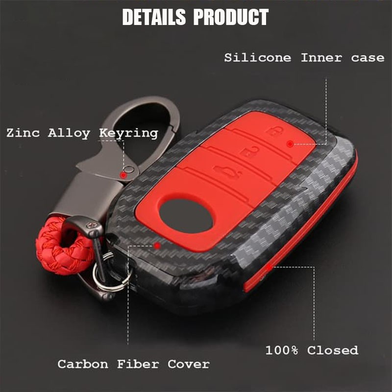 Cover Carbon Casing SmartKey Cover Kunci Carbon Mobil Toyota All New Fortuner VRZ  Voxy Alphard Innova Venturer Q Innova Zenix