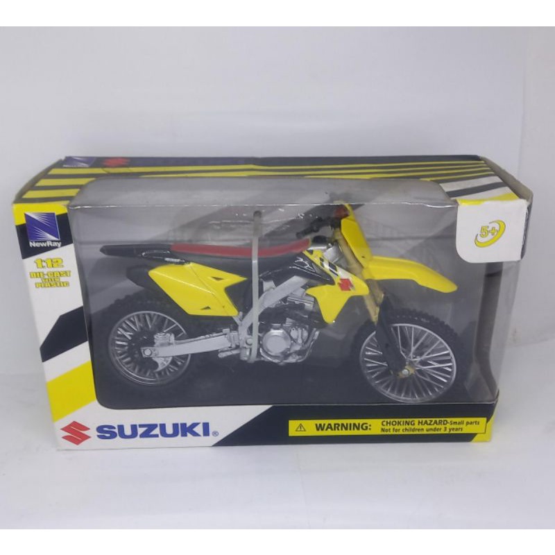 diecast miniatur motor sport 1:12 trail suzuki motocross offroad