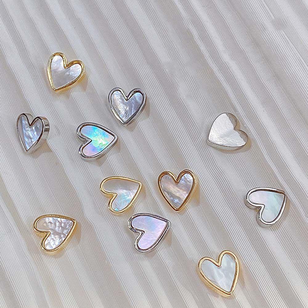 Mxbeauty Cinta Hati Nail Art Rhinestones Flat Bottom Jepang Symphony Mewah Pesona Halus DIY Nail Art Perhiasan