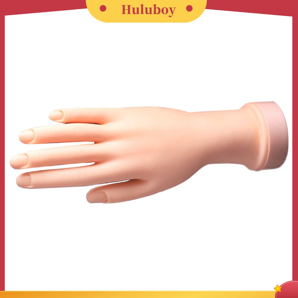 Huluboy Huluboy♡ Model Tangan Bahan Karet PVC Super Lembut Untuk Latihan Manicure