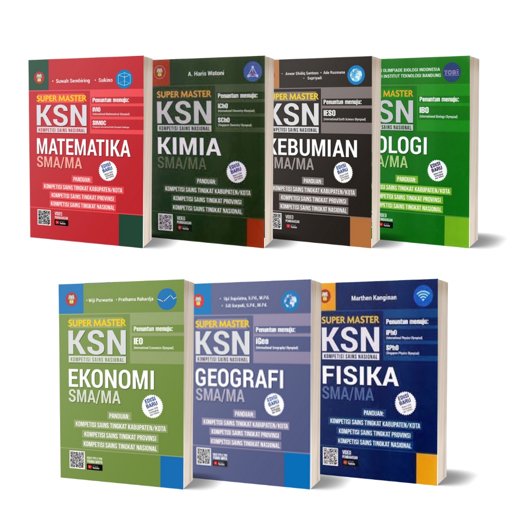 SUPER MASTER KSN SMA / MA BIOLOGI KIMIA KEBUMIAN MATEMATIKA FISIKA EKONOMI GEOGRAFI BUKU SAKTI ASTRONOMI (materi ksn terlengkap dan terkini)-2