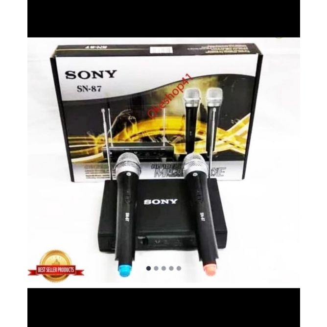 mic wireless sony sn87 sn 87 handheld microphone