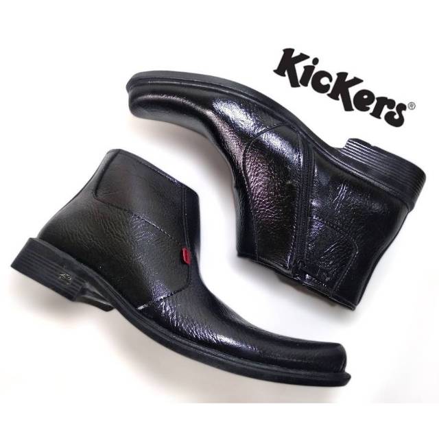 SEPATU KICKERA SEPATU KERJA PRIA TANPA TALI KULIT ASLI SAPI SEPATU FORMAL TANPA TALI SEPATU kantor