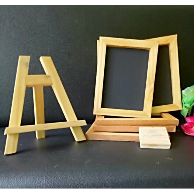 

Standing mini chalkboard 15x20cm papan kapur kecil blackboard