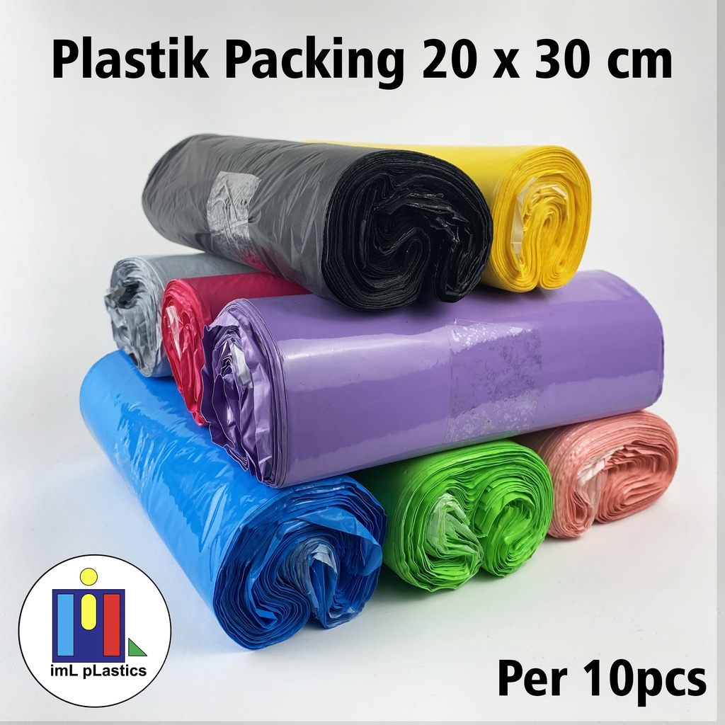 PLASTIK POLYMAILER / Plastik Packing Amplop warna 20 x 30 - 10 lembar