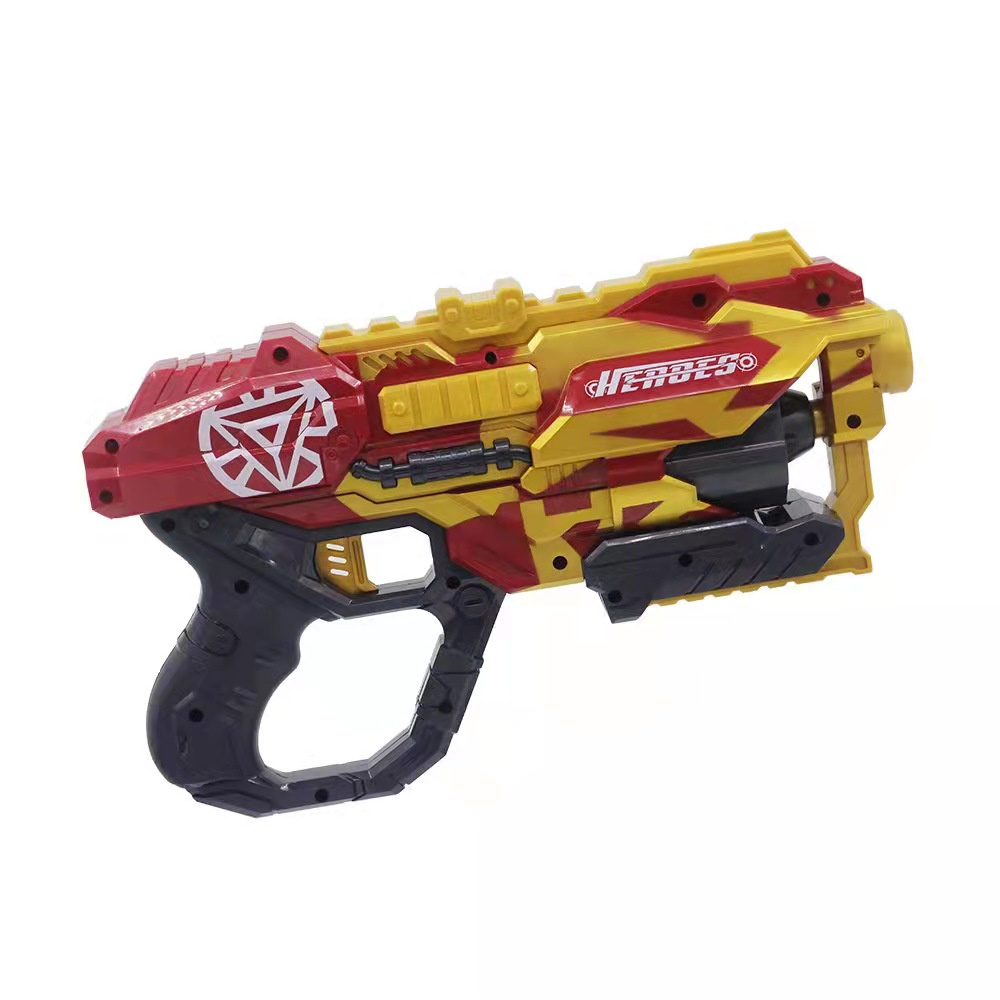 Pistol Mainan Ironman Peluru Busa Nerf Avengers Hero Blaster
