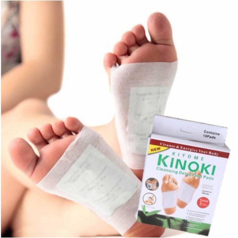 Koyo Kaki Kinoki White Cleansing Detox Foot Pads / Koyo Kaki Herbal Kinoki Detox / Koyo Penghilang Racun Dalam Tubuh / Foot Patch Koyo Detox Kaki / Kinoki Putih Koyo Penyerap Racun