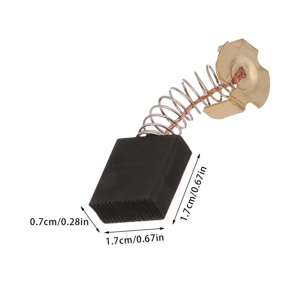Populer2 /4 /10Pcs Bor Mini Baru 7x17x17mm Alat Putar Generik Carbon Brushes