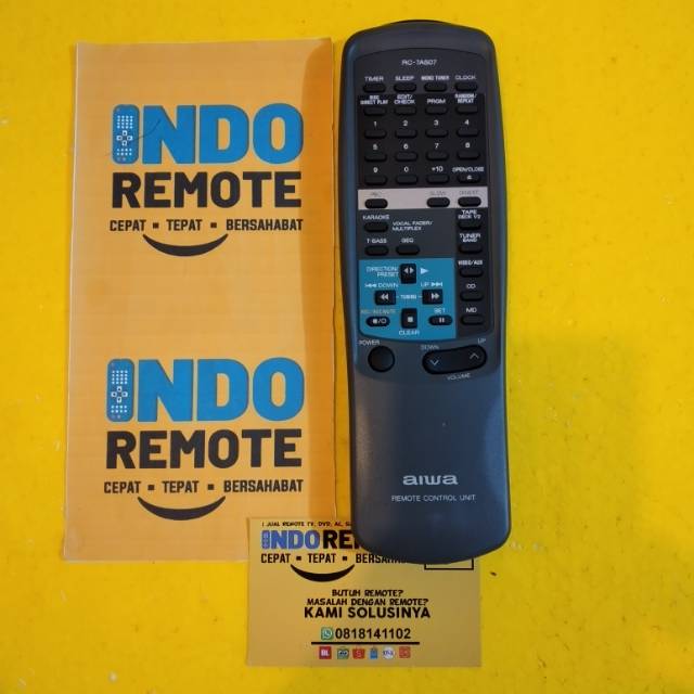 REMOTE COMPO AIWA RC-7ASO7 ORIGINAL