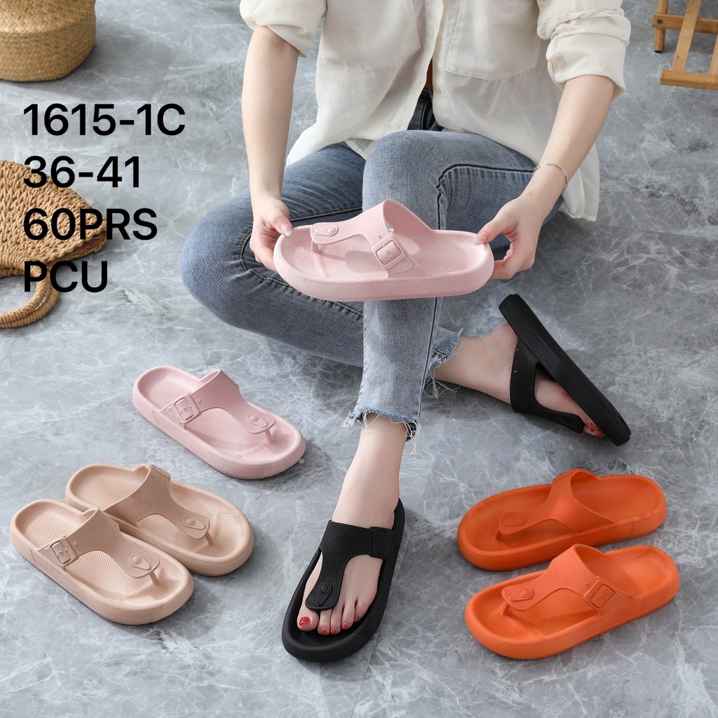 SANDAL JEPIT JELLY WANITA /  SANDAL JELLY KARET PEREMPUAN TERBARU 1615-1C BALANCE