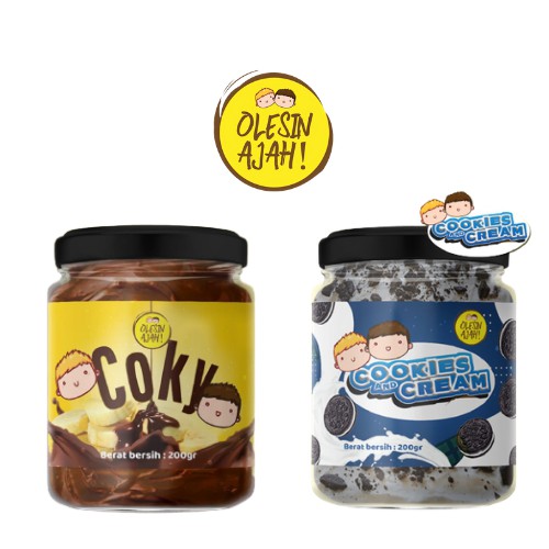 

Promo OlesinAjah Selai Coky + Cookies And Cream 200Gr