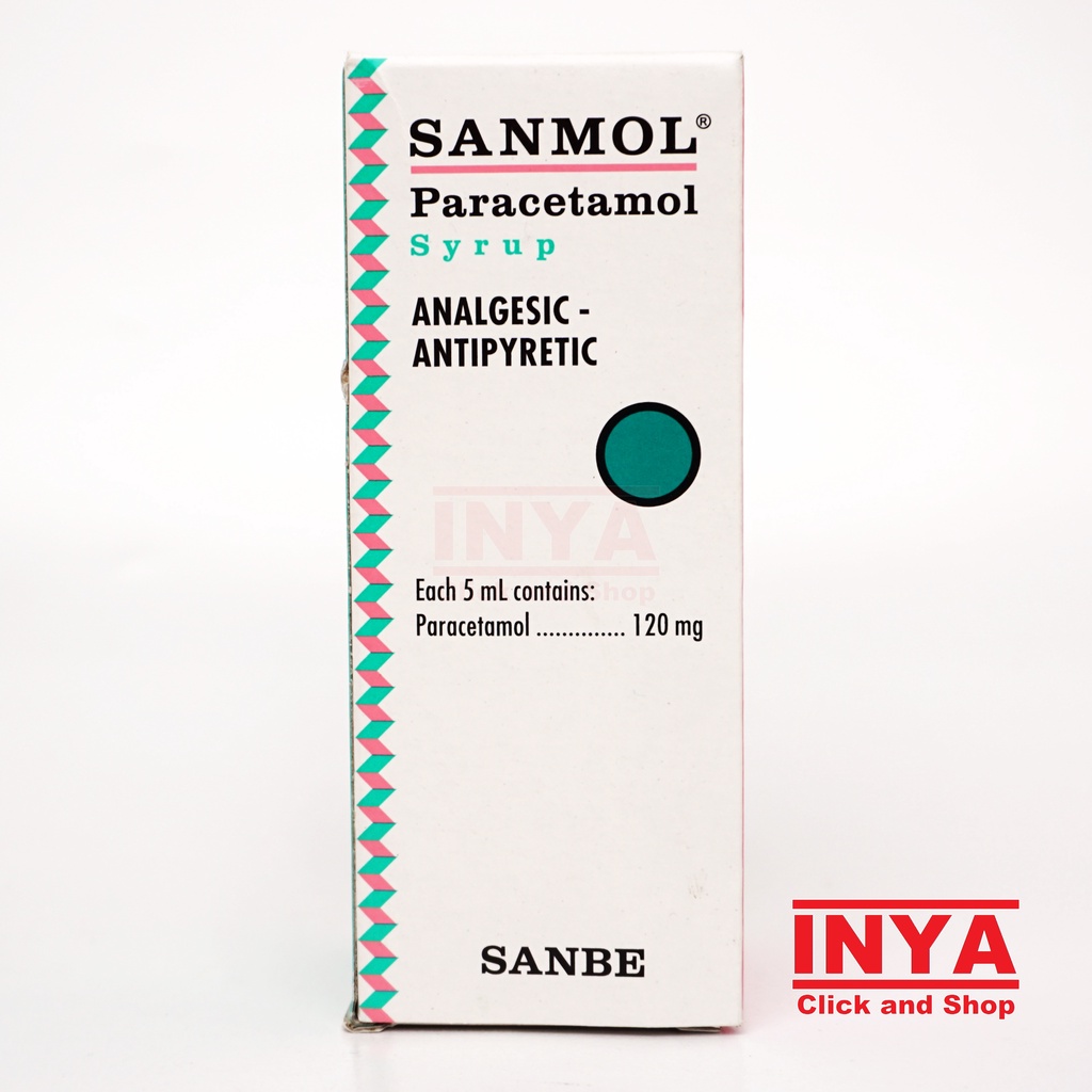 SANMOL PARACETAMOL SYRUP SANBE 60ml - Obat Demam - Penurun Panas