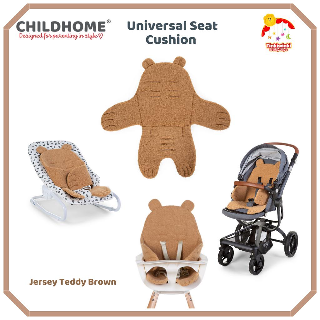 Childhome Universal Seat Cushion Jersey Teddy Brown