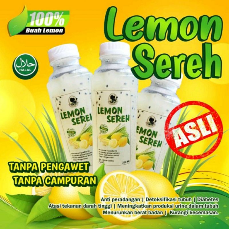 

Minuman Lemon Sereh isi 250 ml