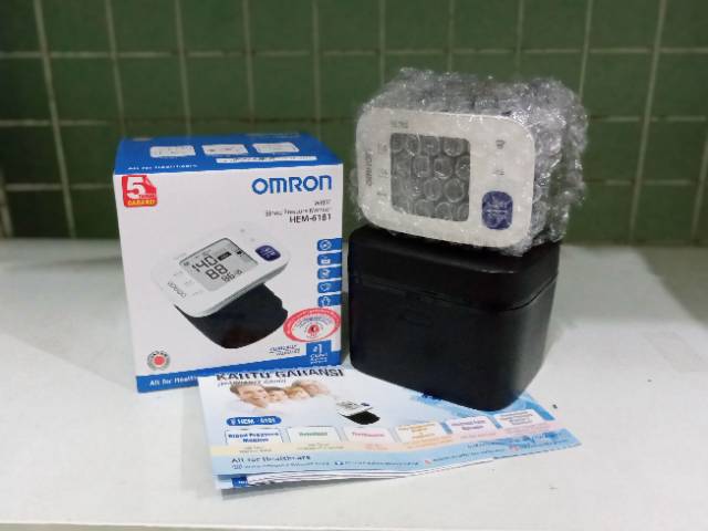 Omron Tensimeter Digital Lengan Bawah OMRON HEM 6181 Monitor Tekanan Darah | Original | Alat Ukur Tekanan Darah