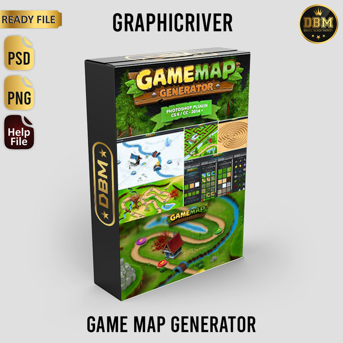 Game Map Generator - Photoshop