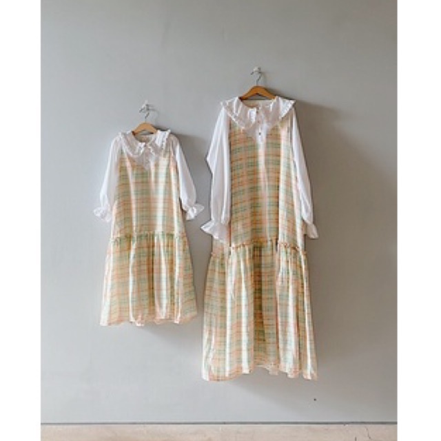 gamis terusan ibu anak / Dress panjang wanita / Rea dress COUPLE/ Baju dress dres tunik couple ibu d