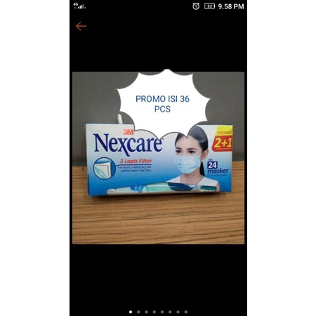 Masker 3M Nexcare Daily Earloop 3Play