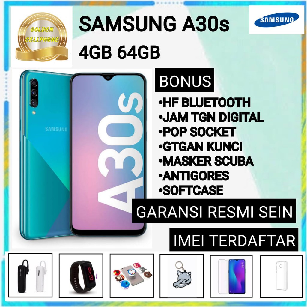 Samsung A30s 4/64 garansi resmi SEIN-0