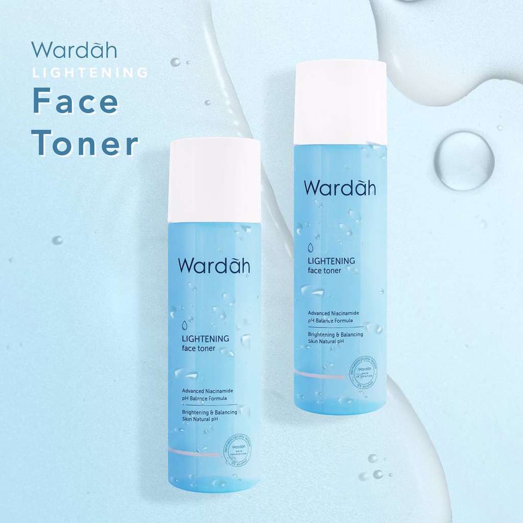 Wardah lightening face toner 100% ORI