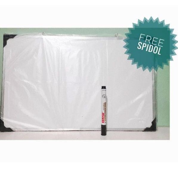 

YPB Whiteboard Kecil Murah / White Board 30 x 50 cm Bonus Spidol ➬ (Laris)