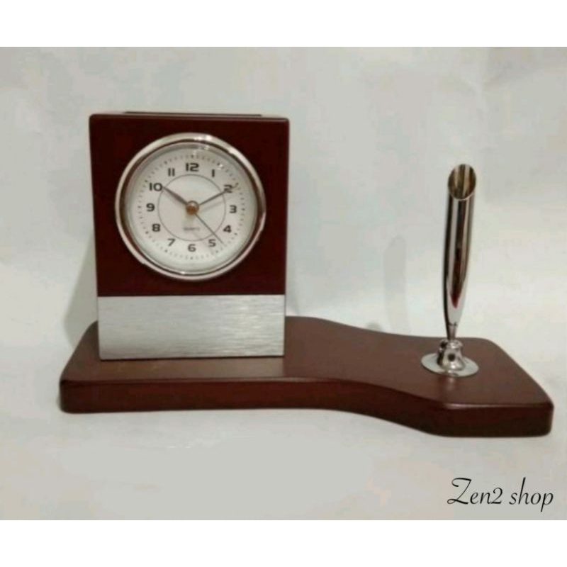 Jam Meja 710/Jam Meja Kayu/Jam Meja souvenir/ Jam Meja Promosi