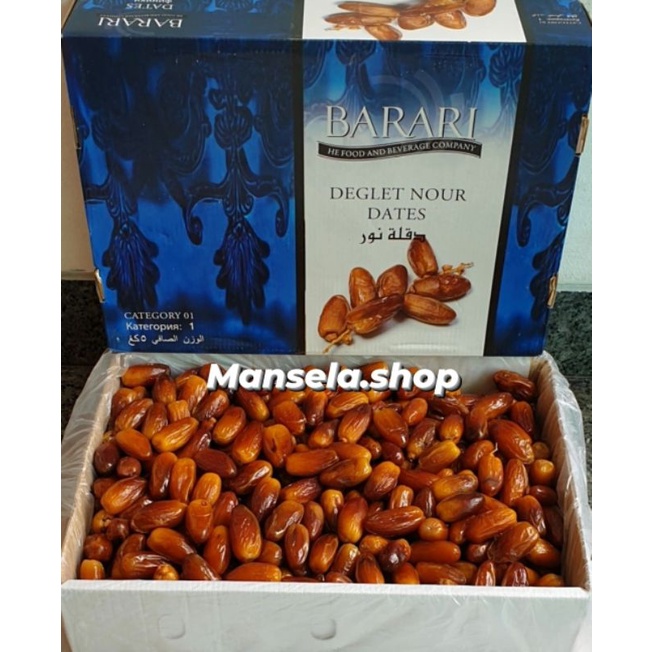

kurma Barari Tunisia algerian madu kemasan 5 kg . exp sept 2026