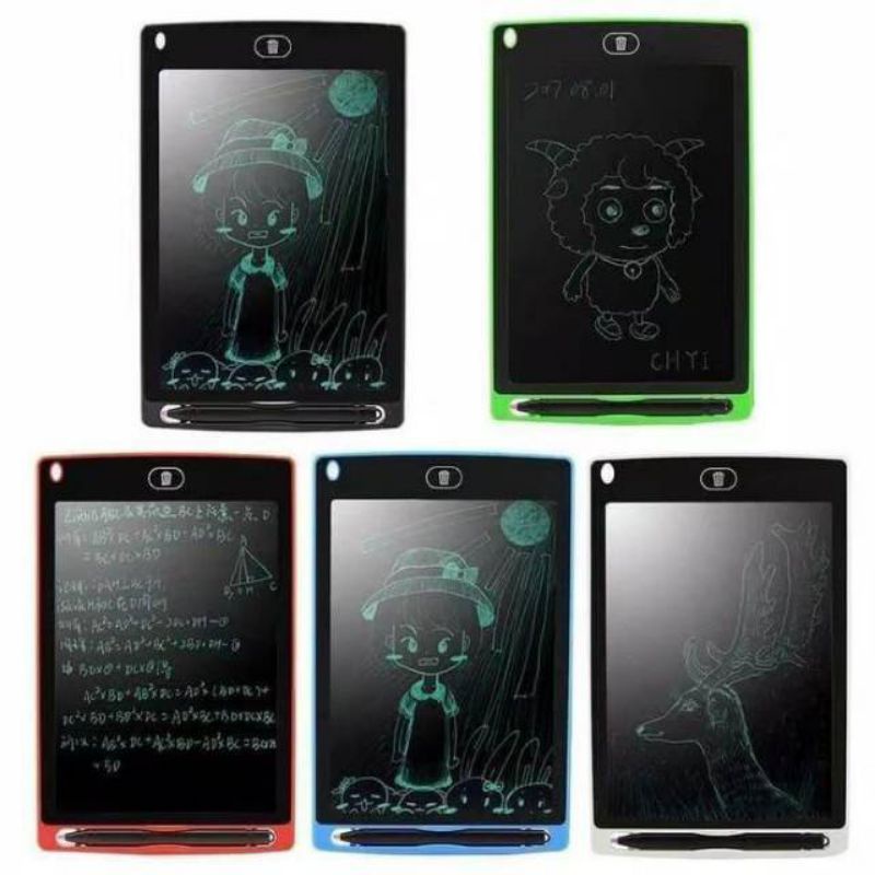 LCD Writing Tablet 8.5 incd iPad papan tulis LCD Drawing Pad Mainan Edukasi Anak Papan Tulis Gambar LCD