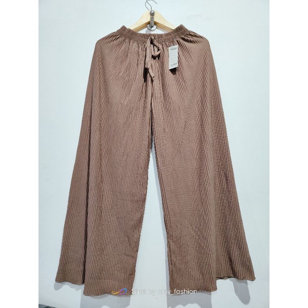 Kulot plisket Lidi/ Celana tali fit jumbo